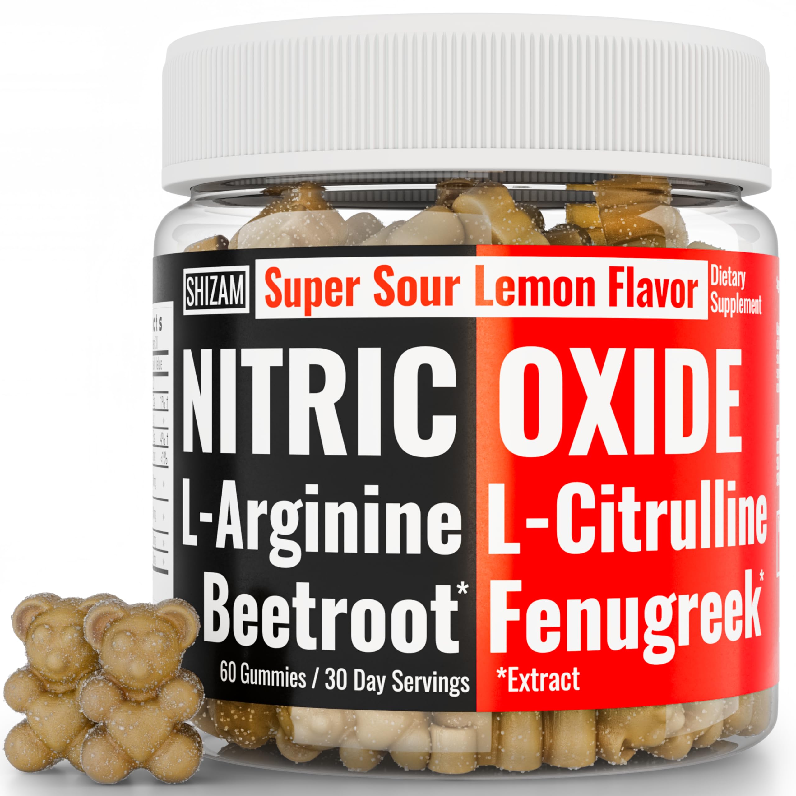 Amazon.com: SHIZAM Beets Fenugreek Super Nitric Oxide Gummies w L